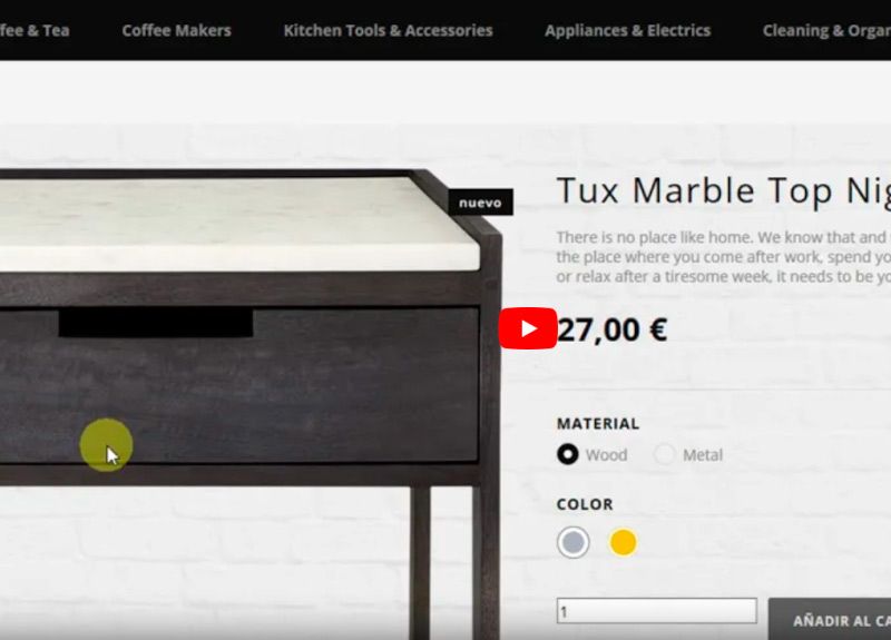 Gestión de atributos, características y marcas de mi tienda online